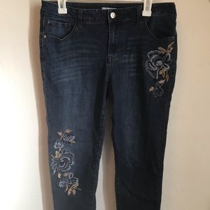 Embroidered jeans